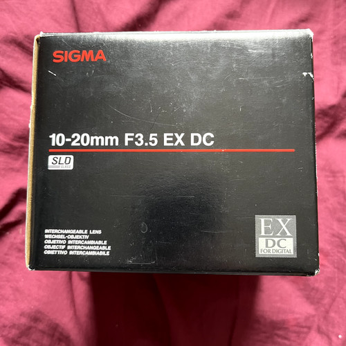 Sigma 20mm ex - 10-20mm, pour